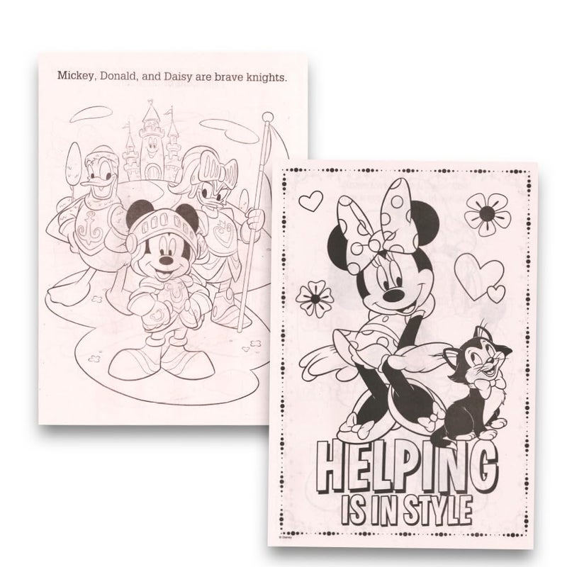 MICKEY MOUSE Disney Mickey Mouse Coloring Book Super Set with Stickers (4 Mickey Mouse Activity Books for Kids Toddlers) - Image 4